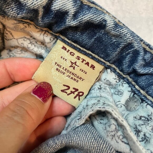 Big Star 27R Sweet Ultra-Low Rise Bootcut Jeans - Picture 7 of 11